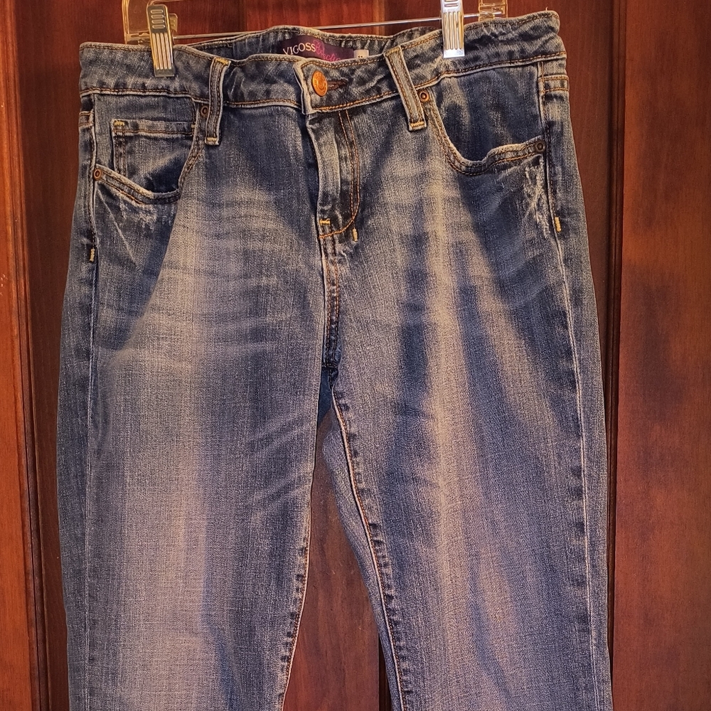 Juniors size 11 women's flare blue jeans Vigoss Collection